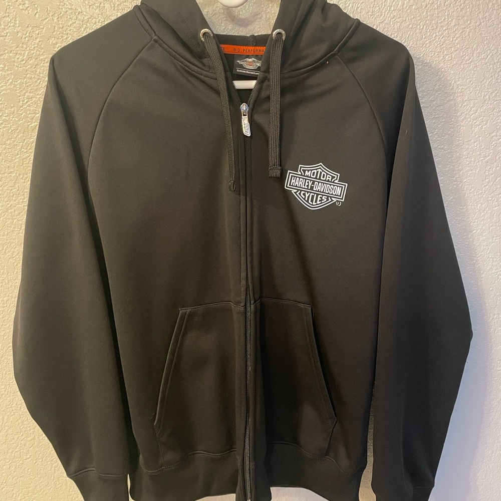 Harley-Davidson Black Zip-Up Hoodie